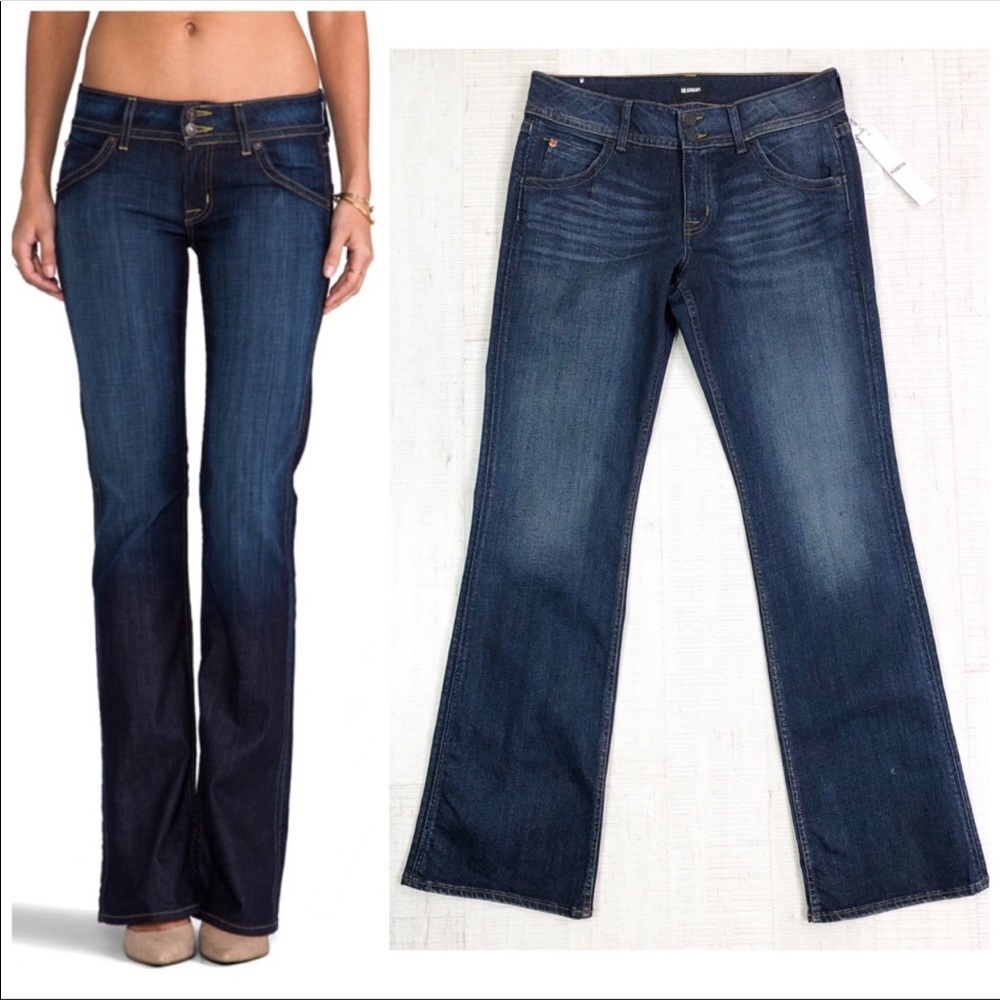 Hudson Signature Flap Pocket Bootcut Jeans 29